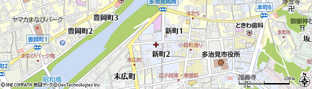 みかわ屋 新町店周辺の地図