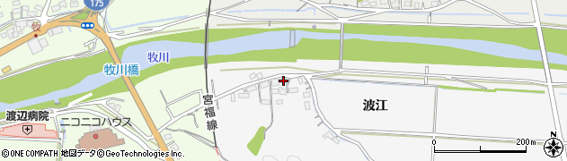 京都府福知山市上天津17周辺の地図