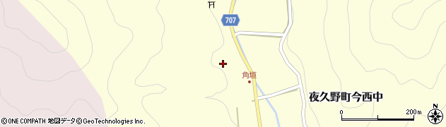 京都府福知山市夜久野町今西中702周辺の地図