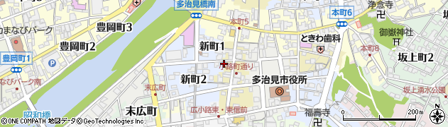 岐阜県多治見市小路町5周辺の地図