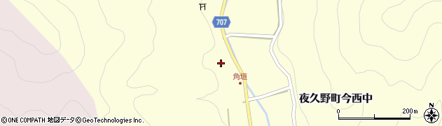 京都府福知山市夜久野町今西中705周辺の地図