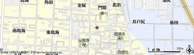 愛知県一宮市木曽川町門間西郷36周辺の地図