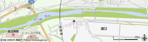 京都府福知山市上天津35周辺の地図