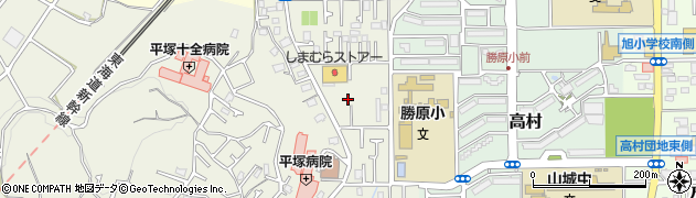 神奈川県平塚市出縄74周辺の地図
