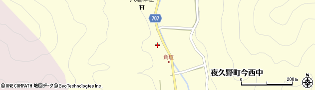京都府福知山市夜久野町今西中707周辺の地図