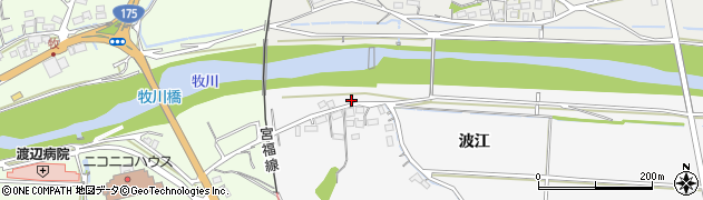 京都府福知山市上天津41周辺の地図