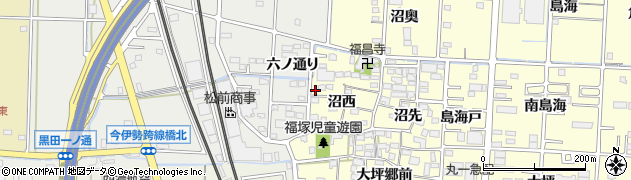 愛知県一宮市木曽川町門間沼奥42周辺の地図