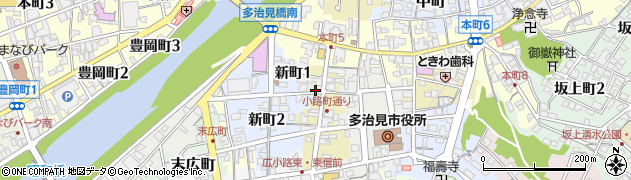 岐阜県多治見市小路町3周辺の地図