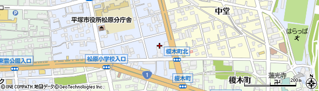 神奈川県平塚市天沼4周辺の地図