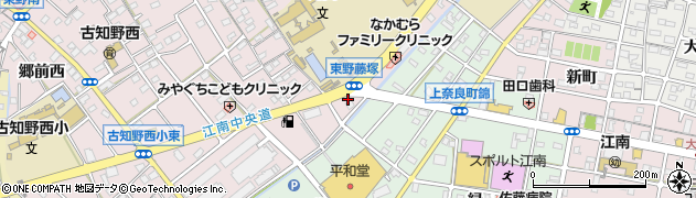 コナズ珈琲 江南店周辺の地図