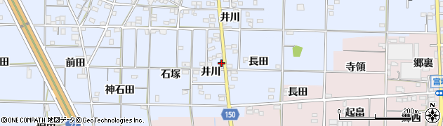 愛知県一宮市高田井川35周辺の地図