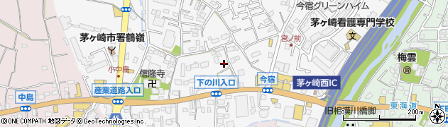 神奈川県茅ヶ崎市今宿523周辺の地図