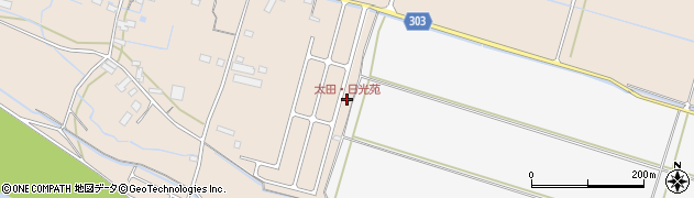 太田・日光苑周辺の地図