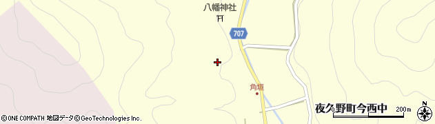 京都府福知山市夜久野町今西中667周辺の地図