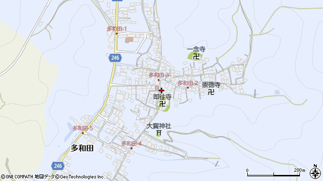 〒521-0081 滋賀県米原市多和田の地図