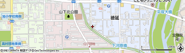 神奈川県平塚市徳延674周辺の地図