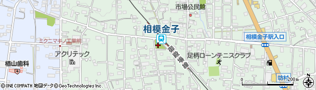 相模金子駅前公園周辺の地図
