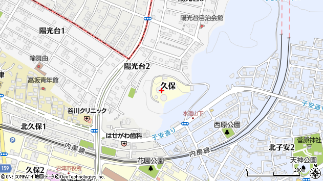〒299-1152 千葉県君津市久保の地図