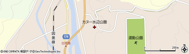 用瀬町運動公園カヌー水辺公園周辺の地図