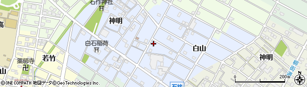 愛知県江南市石枕町周辺の地図