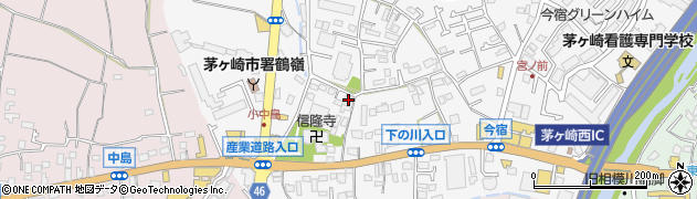 神奈川県茅ヶ崎市今宿831周辺の地図