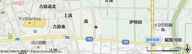 愛知県一宮市木曽川町玉ノ井（向流）周辺の地図