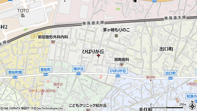 〒253-0027 神奈川県茅ヶ崎市ひばりが丘の地図