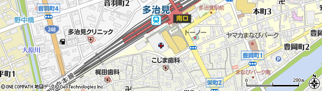 株式会社名古屋三越多治見営業所周辺の地図