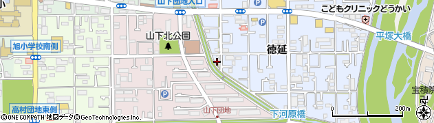 神奈川県平塚市徳延680周辺の地図