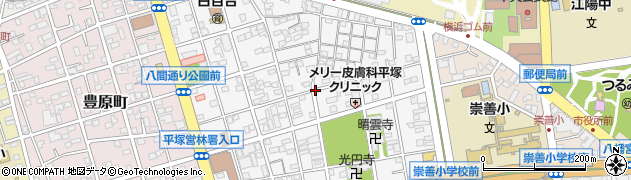 神奈川県平塚市立野町周辺の地図