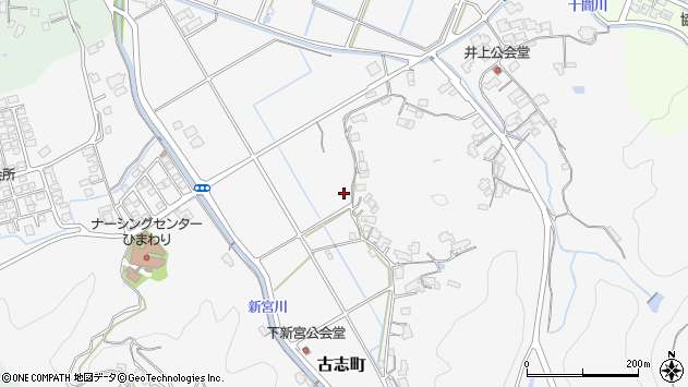 〒693-0031 島根県出雲市古志町の地図