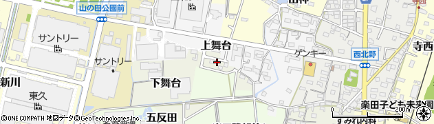 愛知県犬山市下舞台72周辺の地図