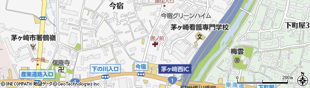 神奈川県茅ヶ崎市今宿412周辺の地図