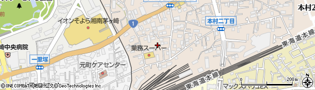 業務スーパー茅ヶ崎店周辺の地図