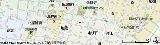 愛知県一宮市浅井町東浅井地蔵9-4周辺の地図