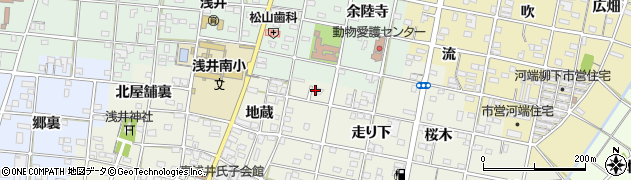 愛知県一宮市浅井町東浅井地蔵10周辺の地図