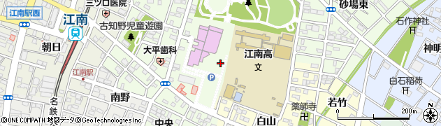 愛知県江南市北野町（川石）周辺の地図