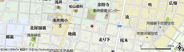 愛知県一宮市浅井町東浅井地蔵9-3周辺の地図