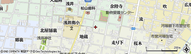 愛知県一宮市浅井町東浅井地蔵6周辺の地図