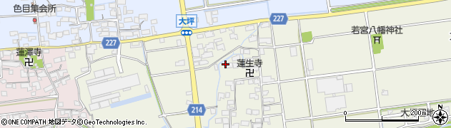 岐阜県養老町（養老郡）大坪周辺の地図