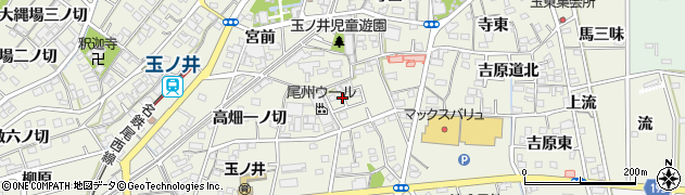 愛知県一宮市木曽川町玉ノ井（稲荷浦）周辺の地図