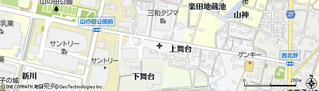 愛知県犬山市上舞台14周辺の地図