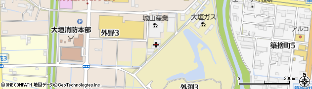 株式会社マルビシメイト大垣工場周辺の地図
