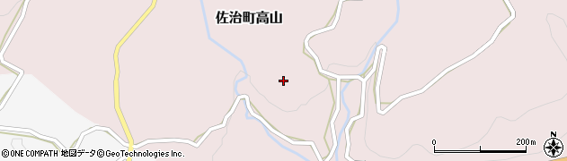 鳥取県鳥取市佐治町高山周辺の地図