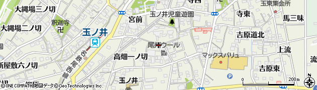 愛知県一宮市木曽川町玉ノ井稲荷浦14周辺の地図