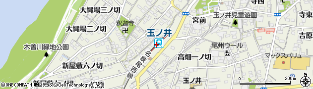玉ノ井駅周辺の地図