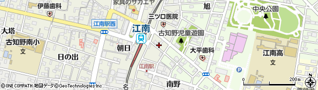 愛知県江南市古知野町瑞穂79周辺の地図