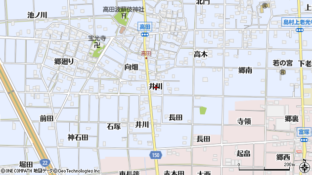 〒491-0125 愛知県一宮市高田の地図