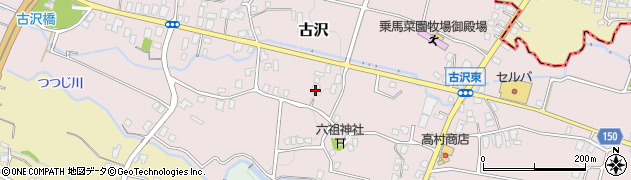 静岡県御殿場市古沢209周辺の地図