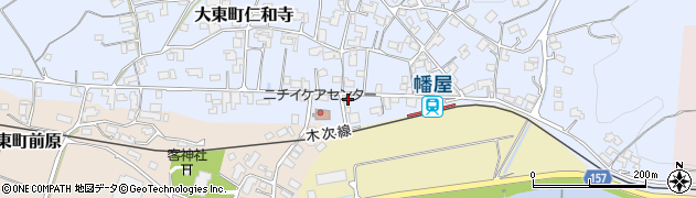 島根県雲南市大東町仁和寺1904周辺の地図